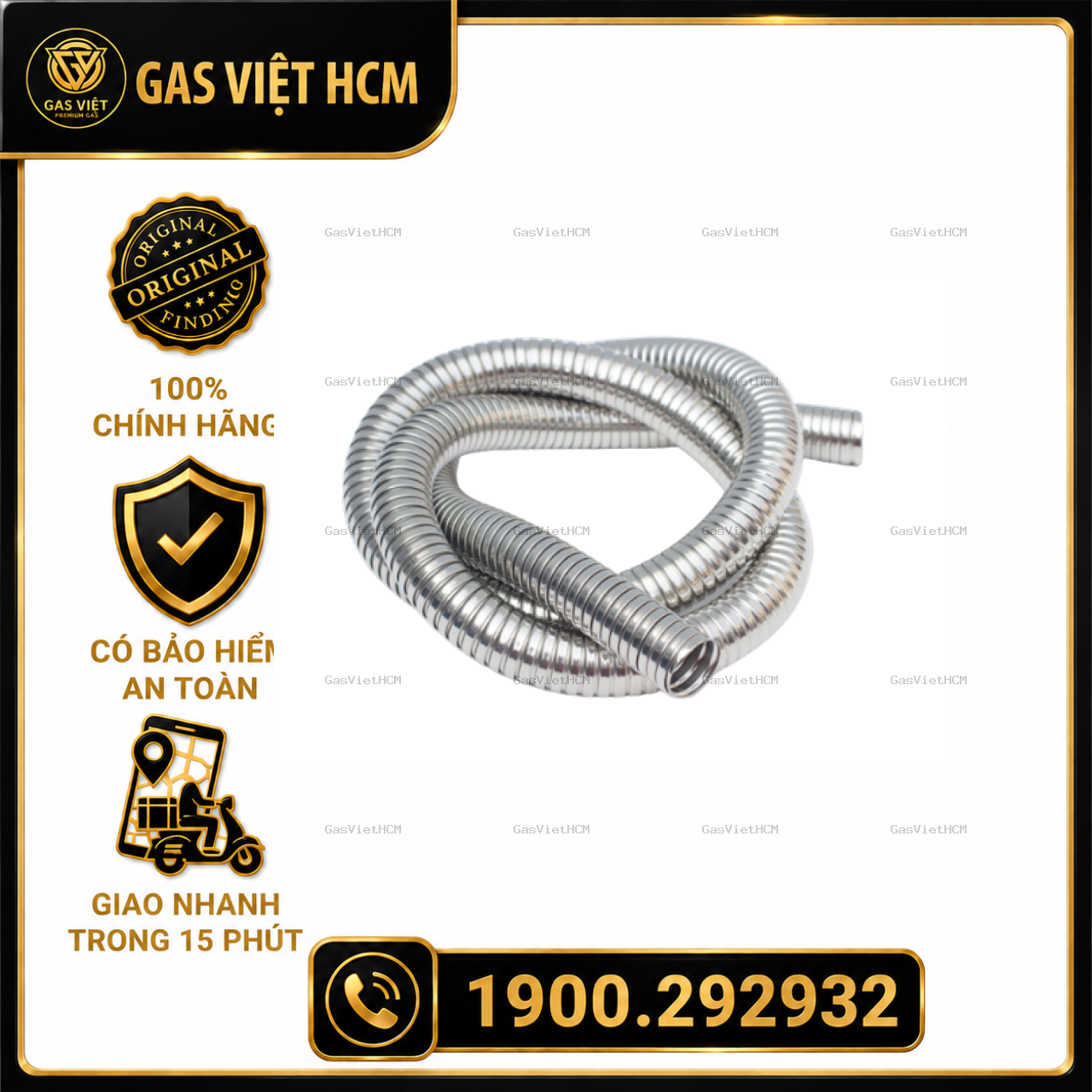 Vỏ Bọc Dây Dẫn Gas Bằng Inox Chống Chuột