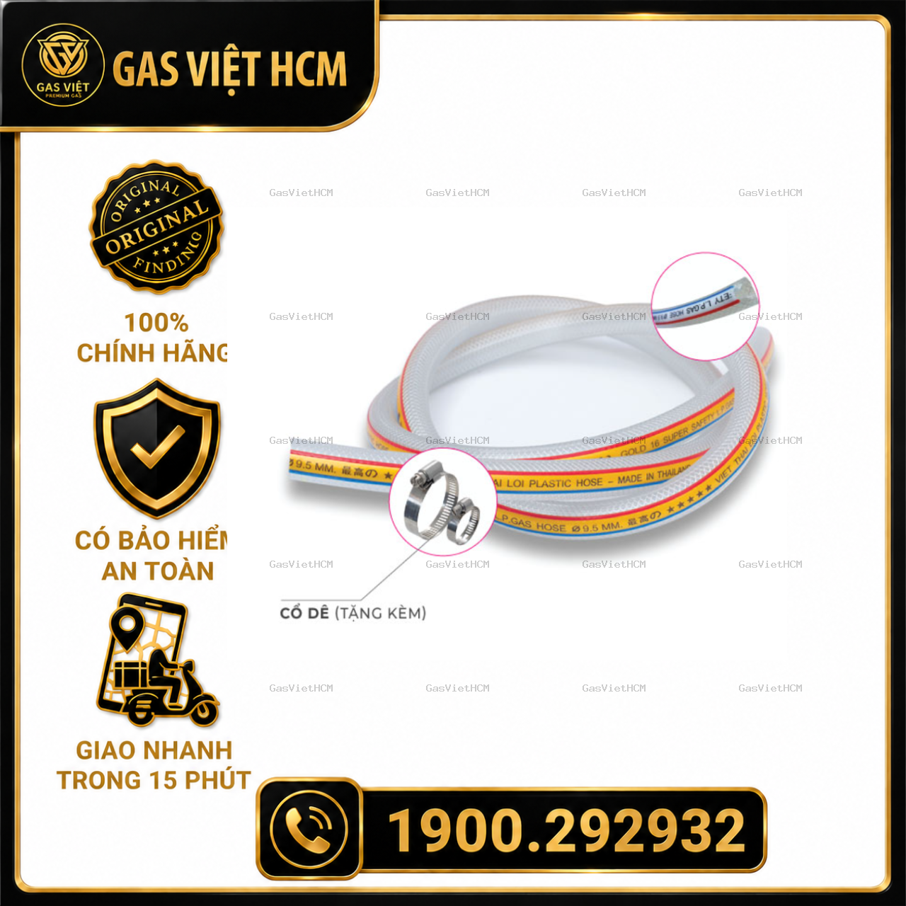 Ống Dẫn Gas Cao Cấp Nhập Khẩu Thái Lan