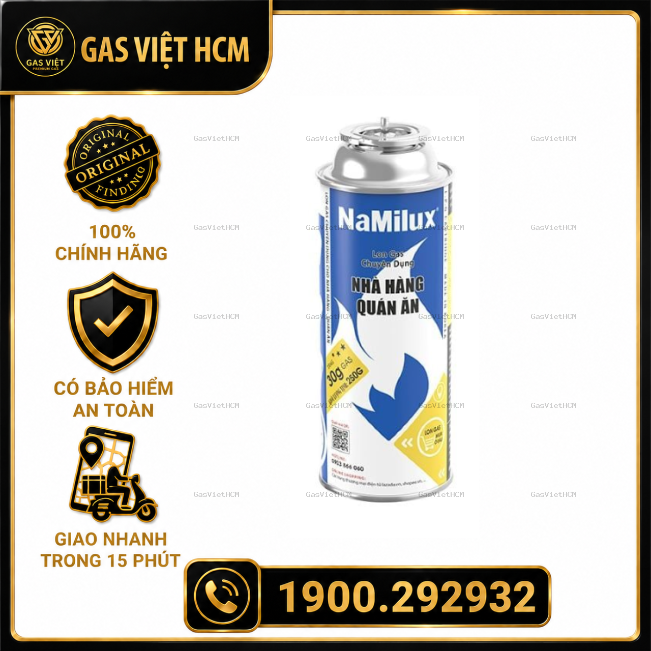 Bình Gas Mini NaMilux Chính Hãng Mới 100%