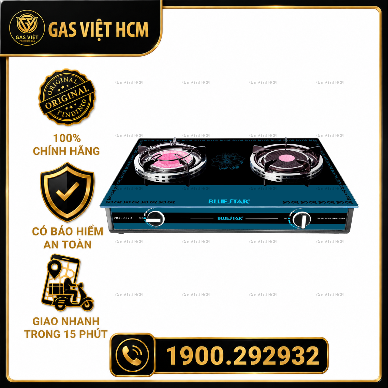 Bếp Gas Hồng Ngoại Bluestar NG-5770C