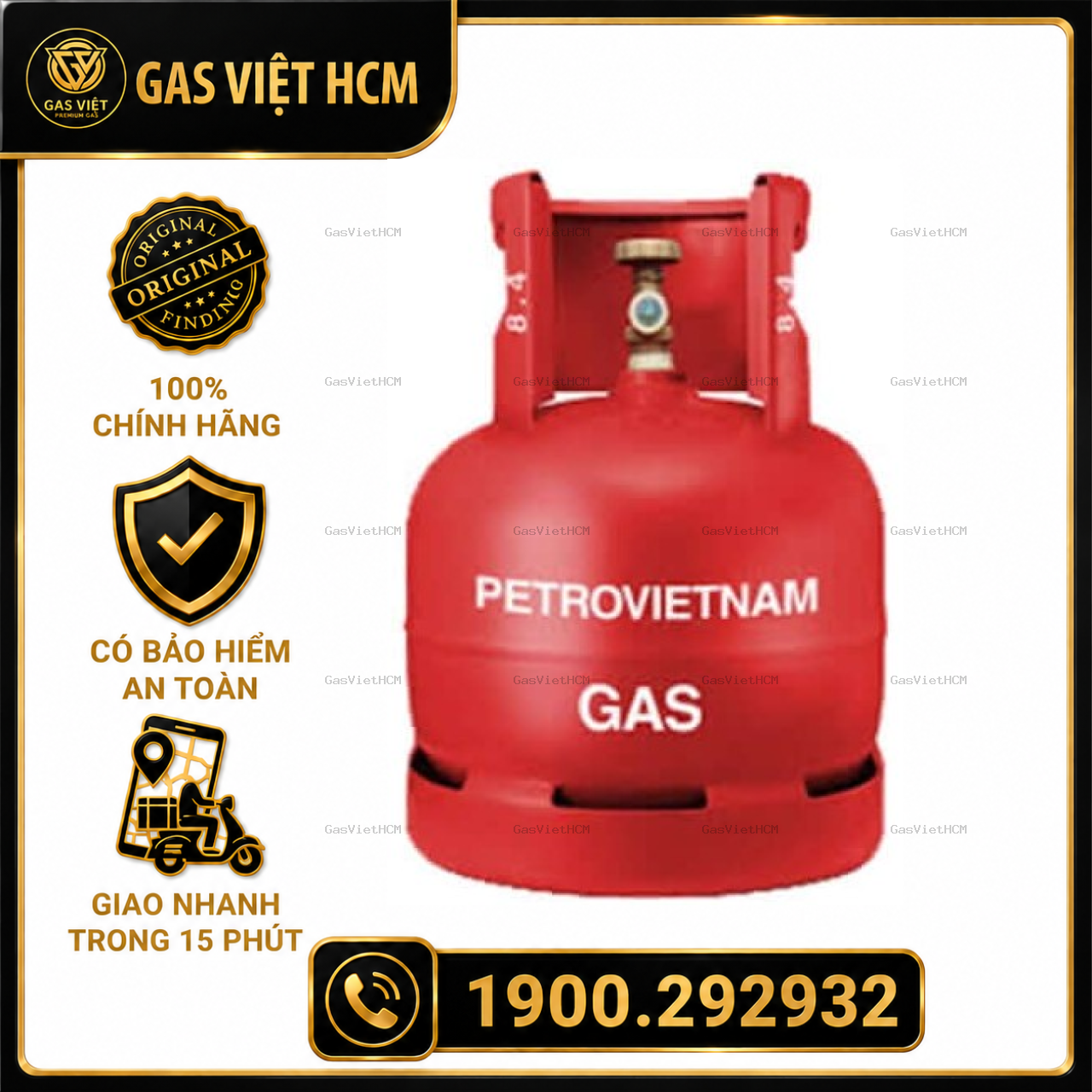 Giá Bình Gas Petrovietnam 6kg Chính Hãng