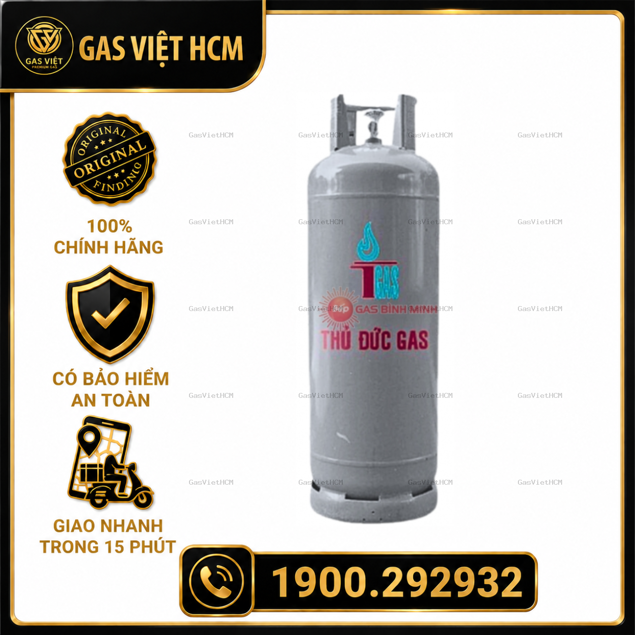 Bình Gas Công Nghiệp 45kg Thủ Đức Gas
